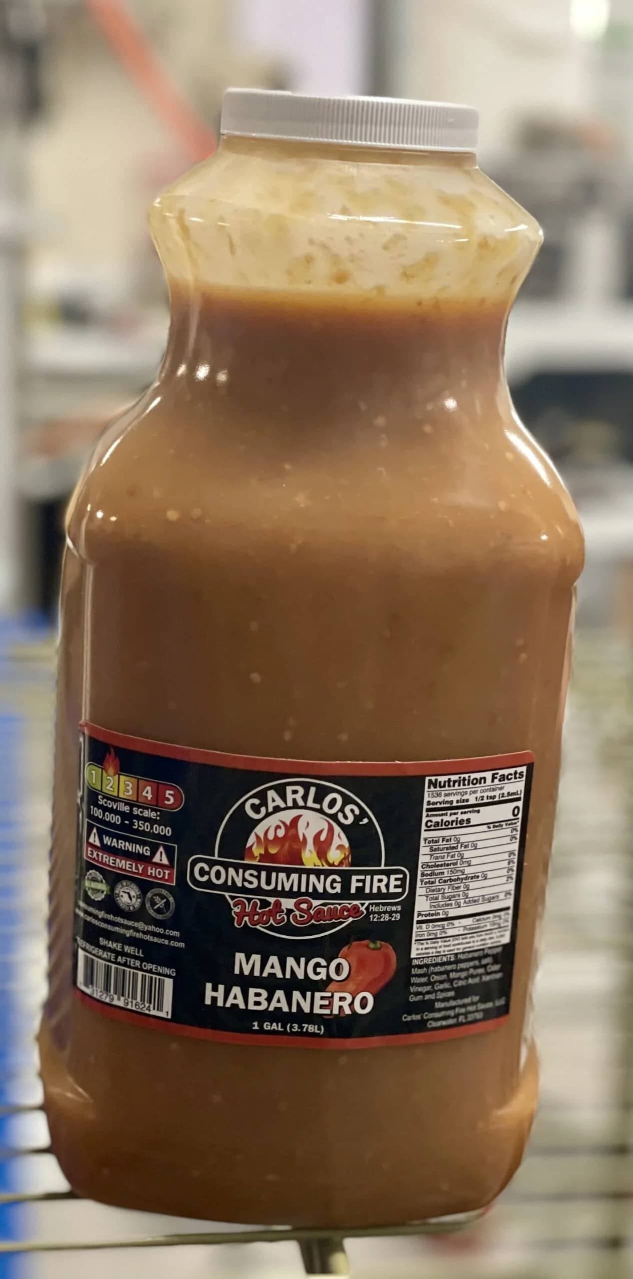 Gallon of Mango Habanero